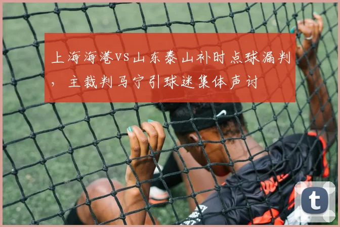 上海海港vs山东泰山补时点球漏判,主裁判马宁引球迷集体声讨